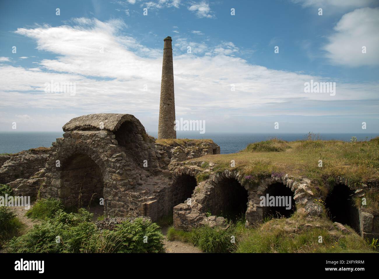 Botallack tin mine Banque D'Images