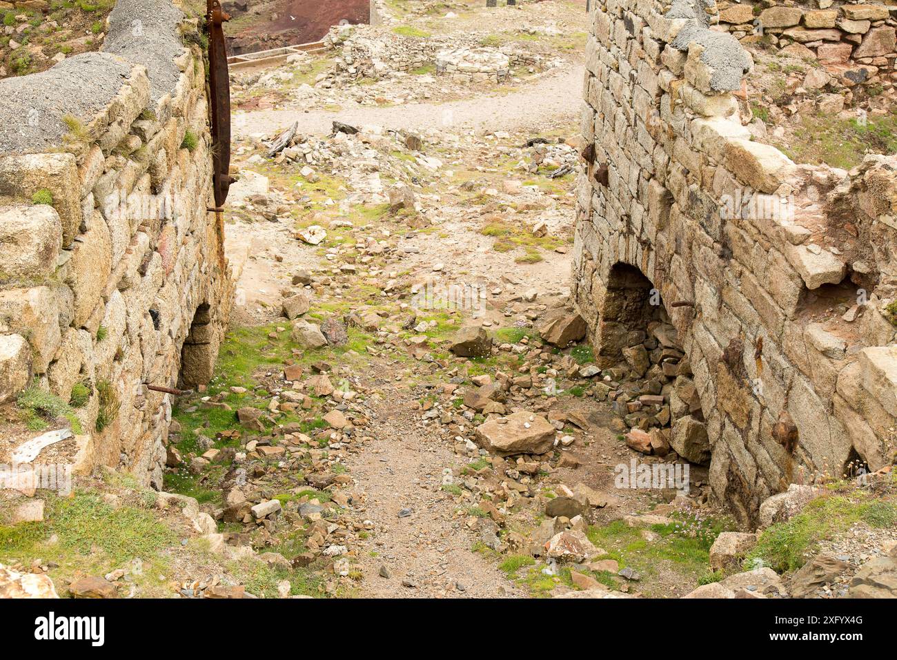 Mine d'étain du Levant Banque D'Images