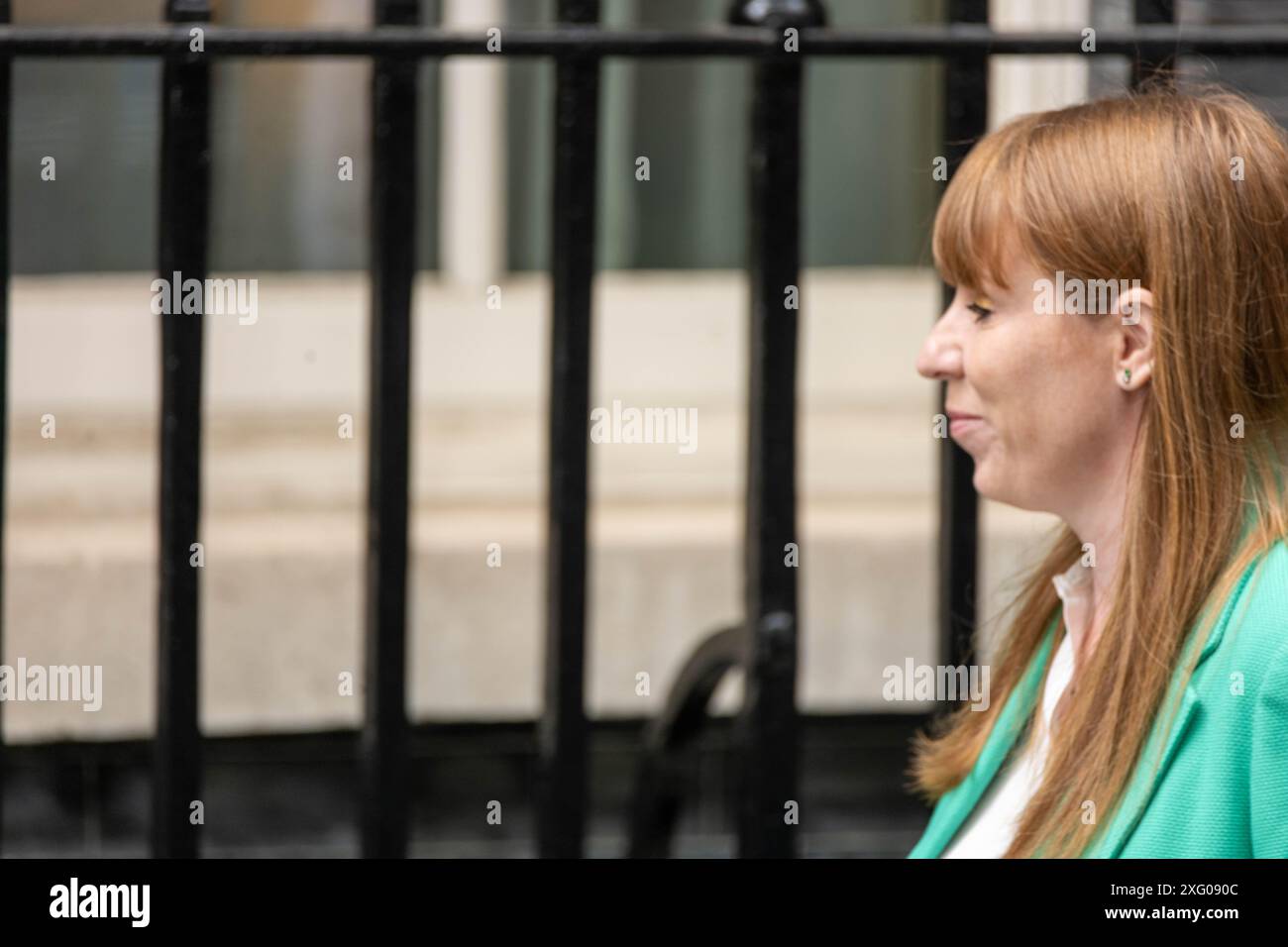 Londres, Royaume-Uni. 5 juillet ; 2024 Membres du nouveau cabinet du travail à Downing Street Londres Royaume-Uni Angela Rayner, vice-première ministre et secrétaire d'État pour le nivellement du logement et des communautés crédit : Ian Davidson / Alamy Live News Banque D'Images