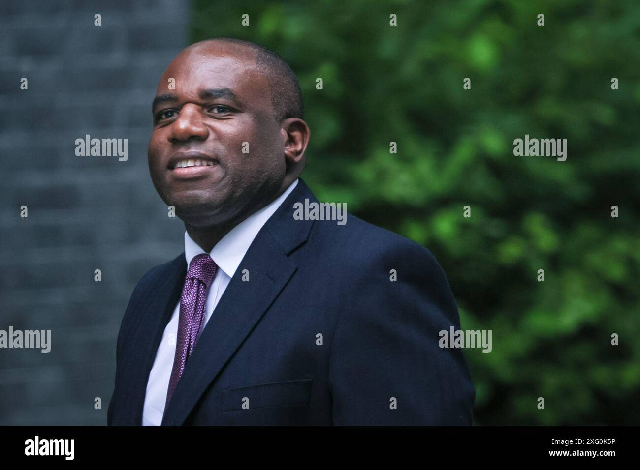 Londres, Royaume-Uni. 05 juillet 2024. David Lammy, ministre des Affaires étrangères. Les politiciens du parti travailliste arrivent et partent du 10 Downing Street. Le nouveau premier ministre du Royaume-Uni, Sir Keir Starmer, a pris ses fonctions aujourd'hui et a nommé les principaux postes ministériels pour former son gouvernement cet après-midi. Banque D'Images