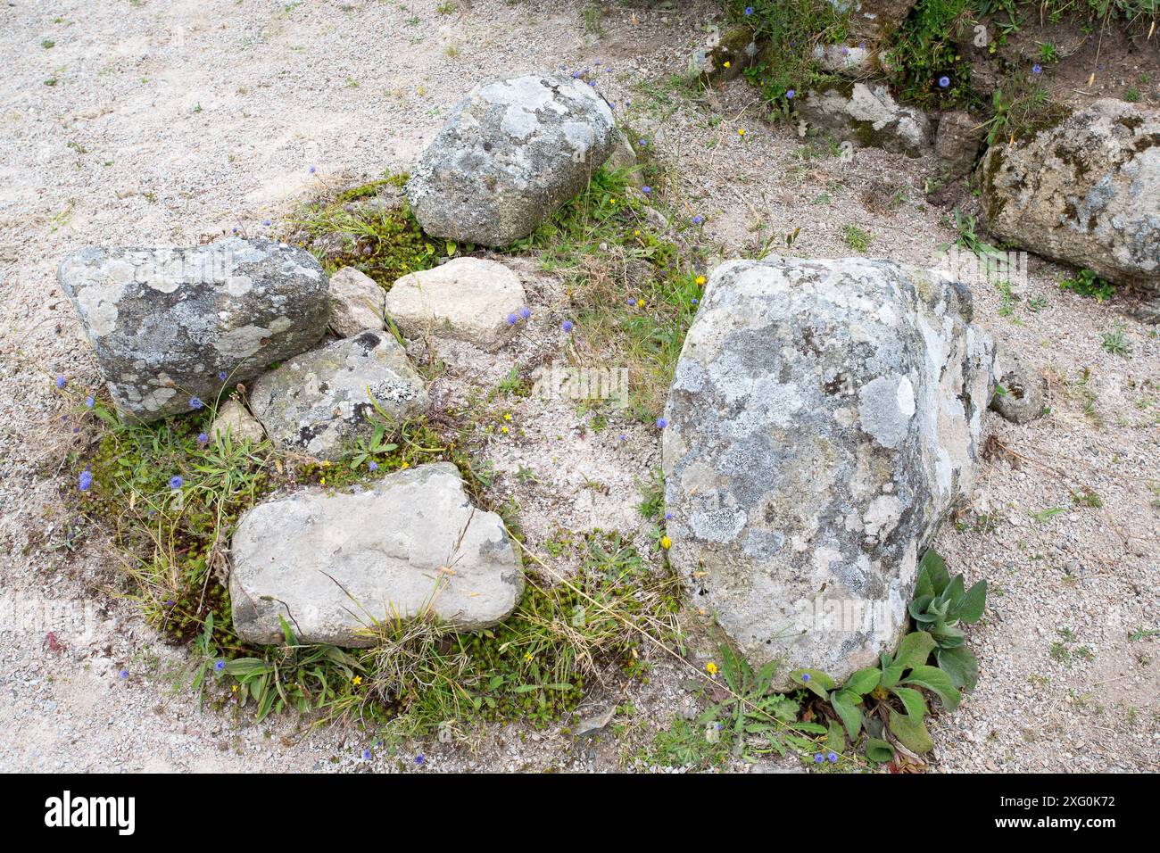 Carn Euny Ancient Vilage Banque D'Images