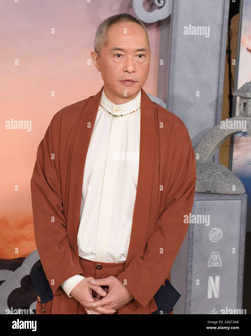 Hollywood, CA États-Unis - 15 février 2024 : Ken Leung assiste à la première de l'Avatar The Last Airbender de Netflix. Banque D'Images