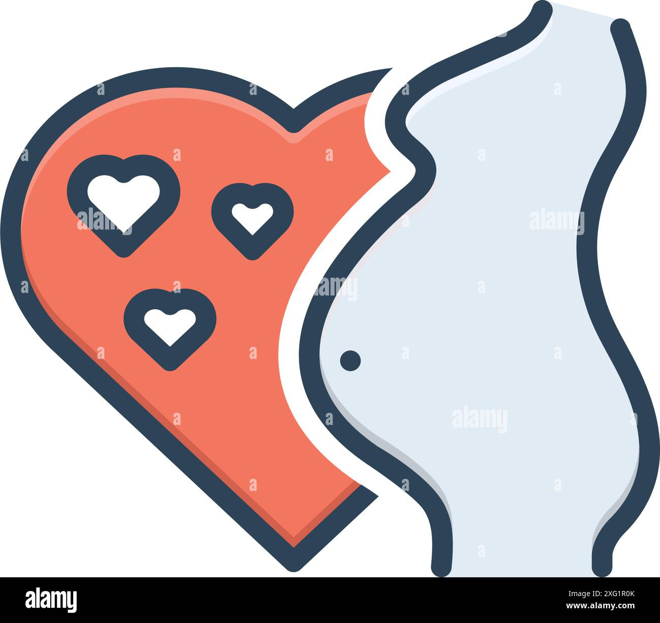 Icône pour enceinte, grossesse Illustration de Vecteur