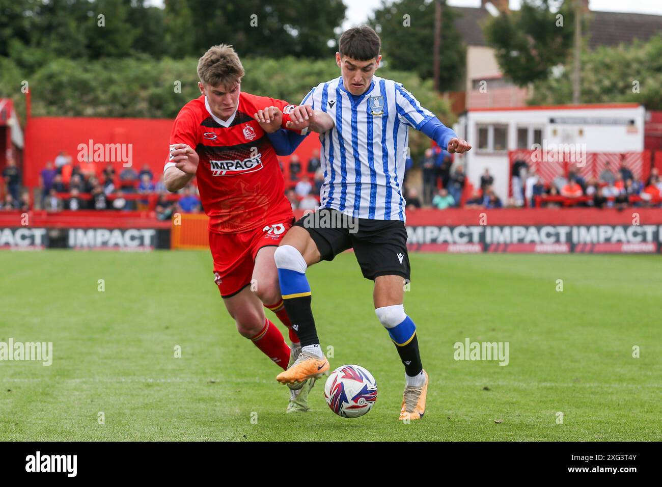 Alfreton, Royaume-Uni. 06 juillet 2024. OLAF Kobacki en action lors du match amical Alfreton Town FC contre Sheffield mercredi FC à impact Arena, Alfreton, Derbyshire, Englan, Royaume-Uni le 6 juillet 2024 Credit : Every second Media/Alamy Live News Banque D'Images