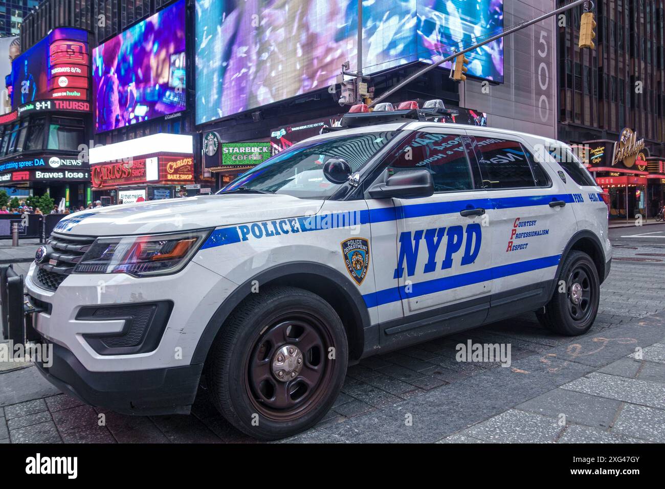 Voiture de police de new york Banque de photographies et d’images à ...
