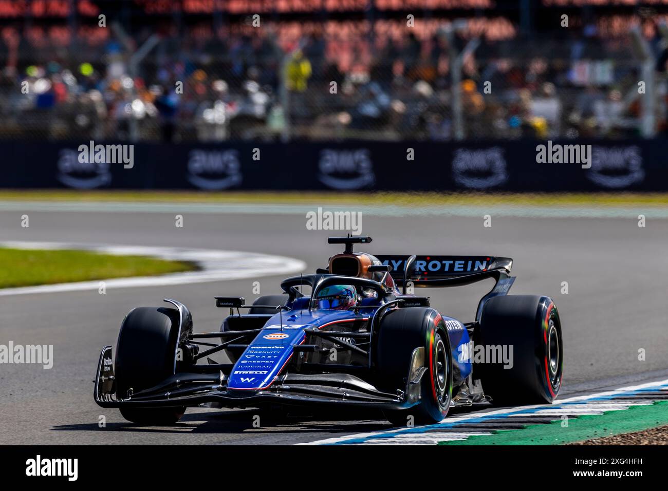 Silverstone, Towcester, Royaume-Uni. 6 juillet 2024. Alexander Albon (THA) - Williams Racing - Williams FW46 - Mercedes lors de la session de qualification le jour 2, vendredi 6 juillet 2024 du Grand Prix de Grande-Bretagne 2024 de Qatar Airways de formule 1, qui aura lieu sur le circuit de silverstone du 5 au 7 juillet 2024 crédit: Alessio de Marco/Alamy Live News Banque D'Images