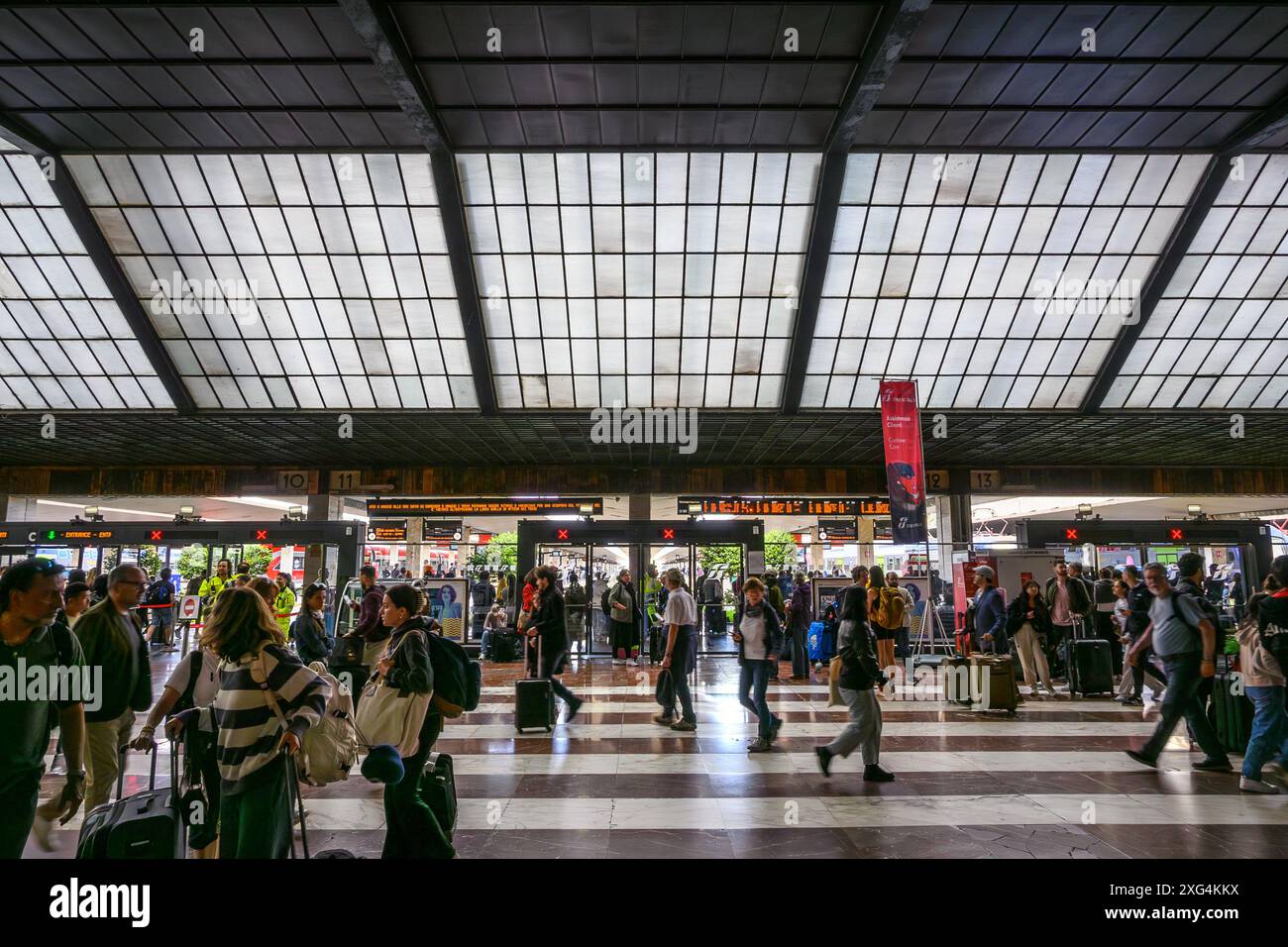 Santa Maria Novella Railway Station, Firenze Santa Maria Novella, Stazione di Santa Maria Novella, Bologne, Italie, Banque D'Images