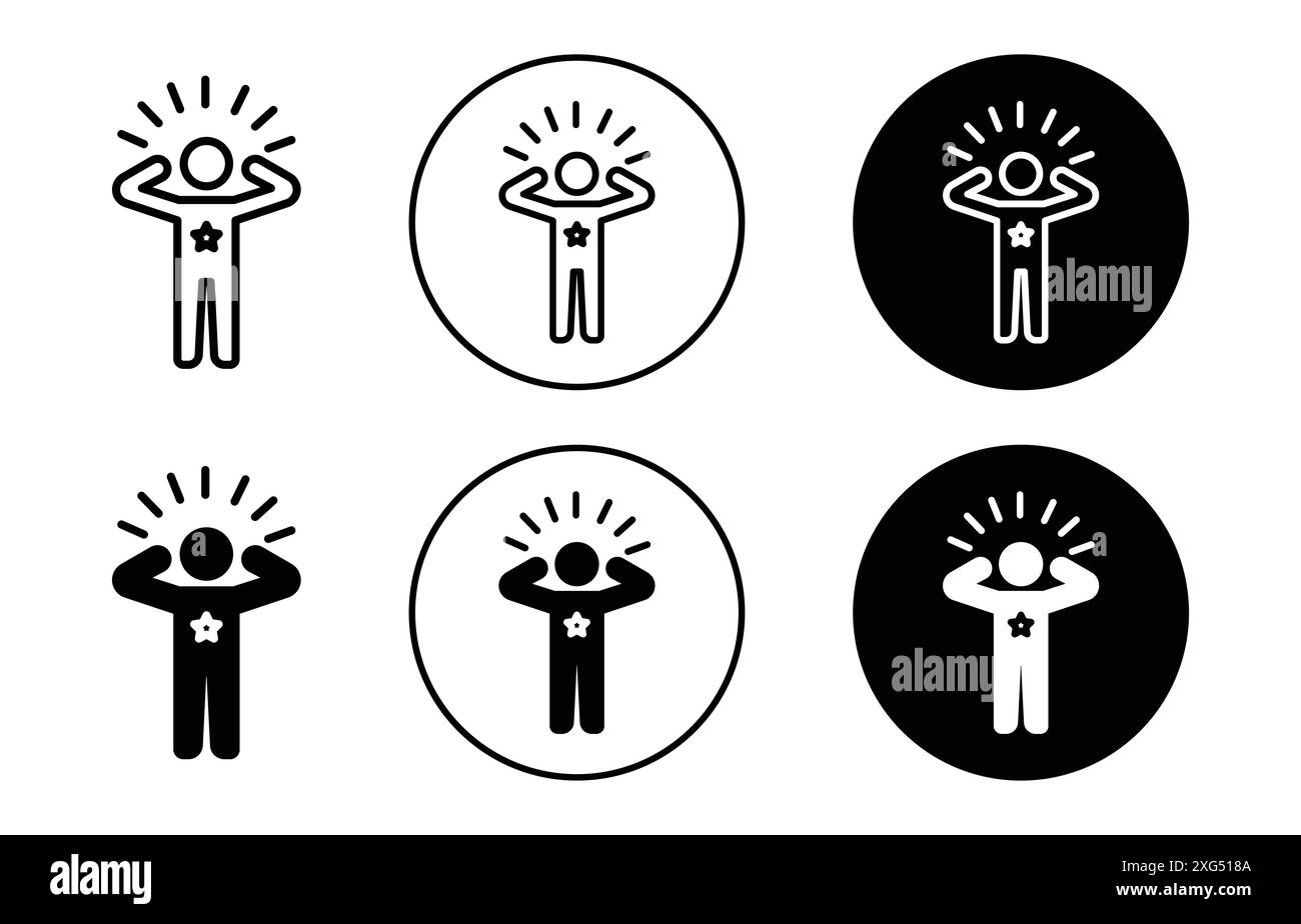 Collection de logos vectoriels d'icônes de confiance pour l'interface utilisateur de l'application Web Illustration de Vecteur