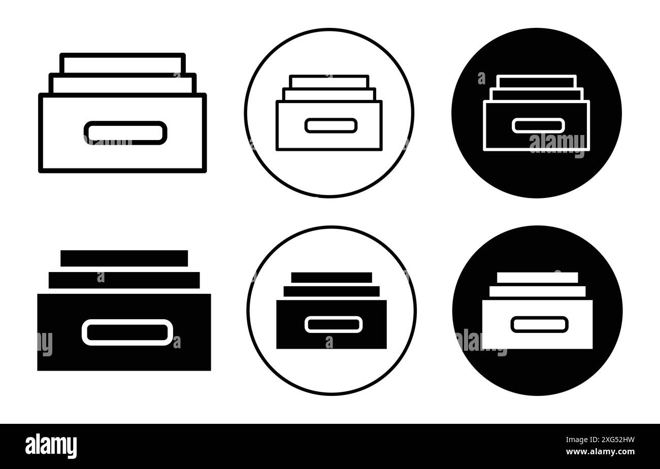 Collection de logo vectoriel d'icône similaire pour l'interface utilisateur de l'application Web Illustration de Vecteur