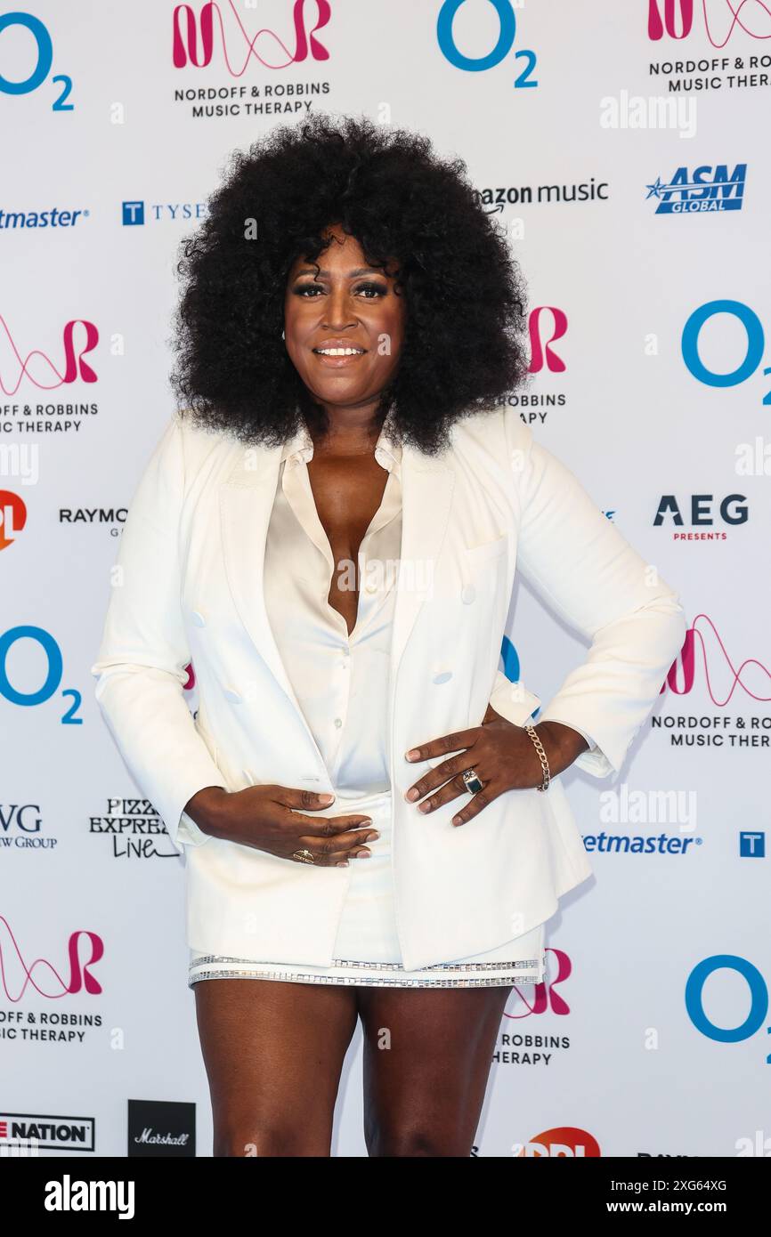 Londres, Royaume-Uni. 05 juillet 2024. Mica Paris a assisté aux Nordoff et Robbins O2 Silver clef Awards à l'hôtel Grosvenor House à Londres. Crédit : SOPA images Limited/Alamy Live News Banque D'Images