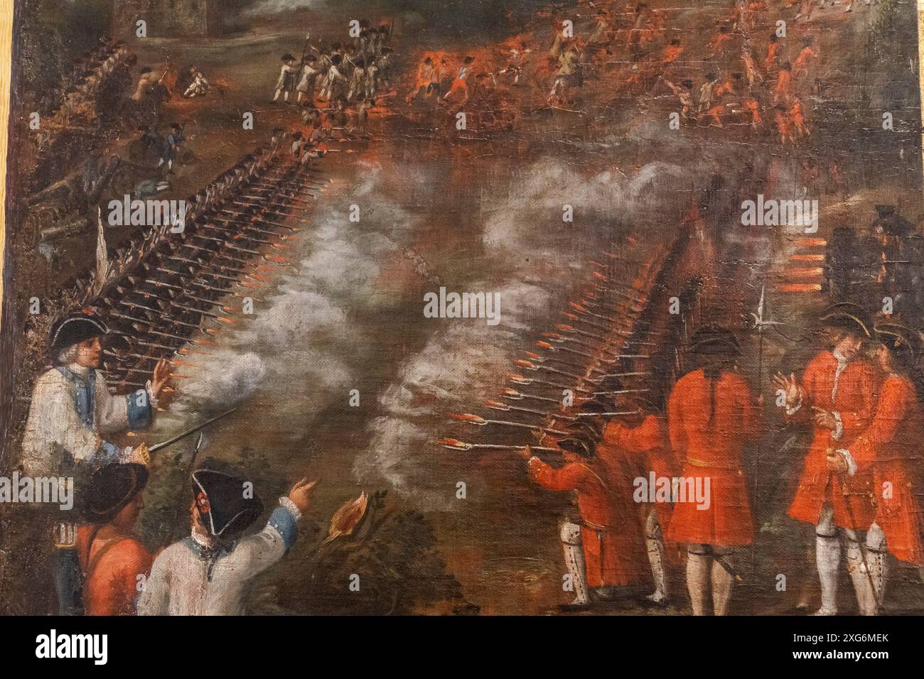 Anonyme, XVIIIe siècle, allégorie du dense des Philippines par Don Simon de Anda y Salazar , huile sur toile, Musée des Beaux-Arts d'Alava, Vitoria, pays Basque, Espagne. Banque D'Images