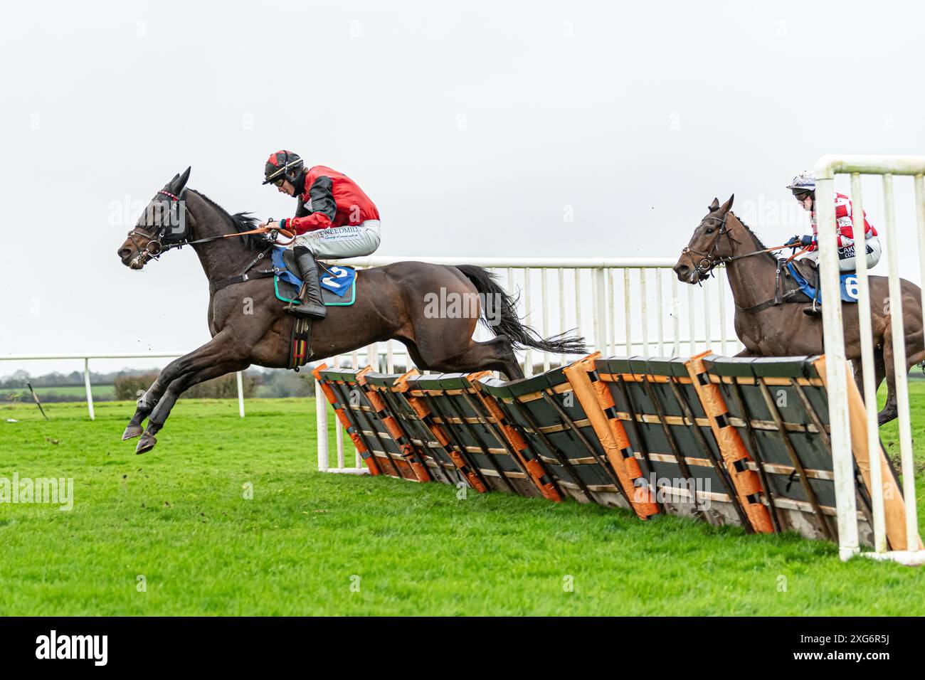 Courses de Wincanton 8 janvier 2022 - course 1 Banque D'Images