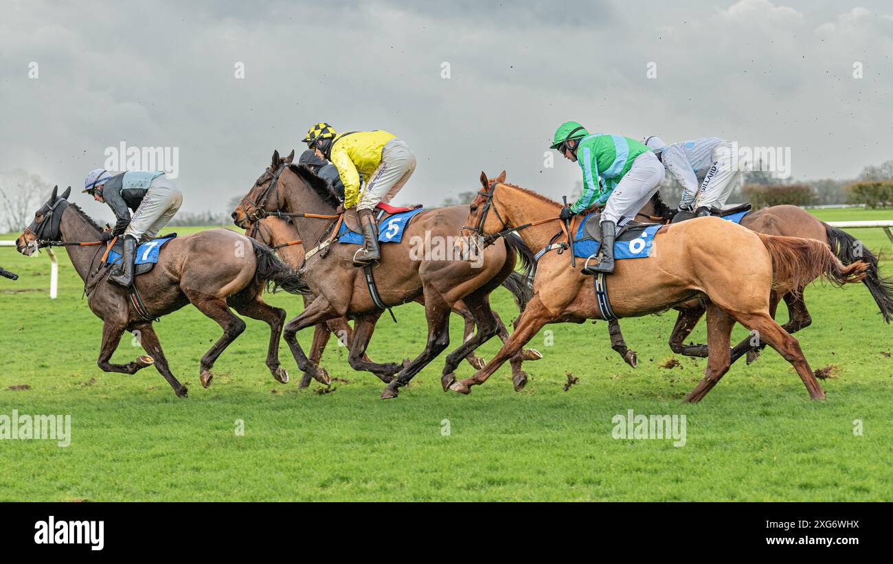 Troisième course à Wincanton, le 8 janvier 2022 Banque D'Images