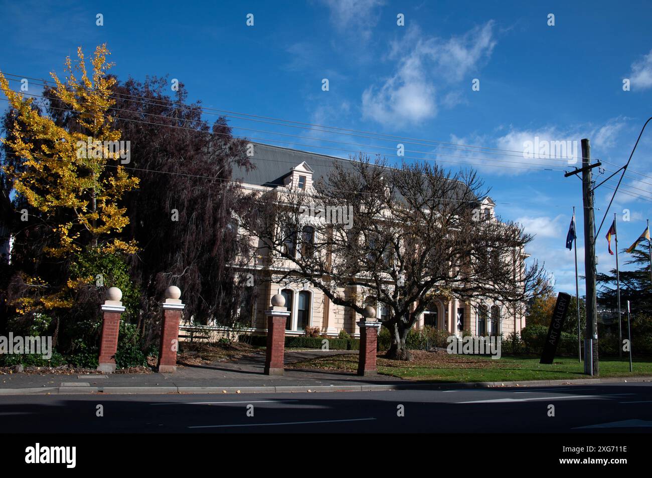 Le Queen Victoria Museum & Art Gallery dans le Royal Park à Launceston, Tasmanie, Australie. Launceston s'appelait à l'origine Patersonia jusqu'à ce qu'il soit Banque D'Images