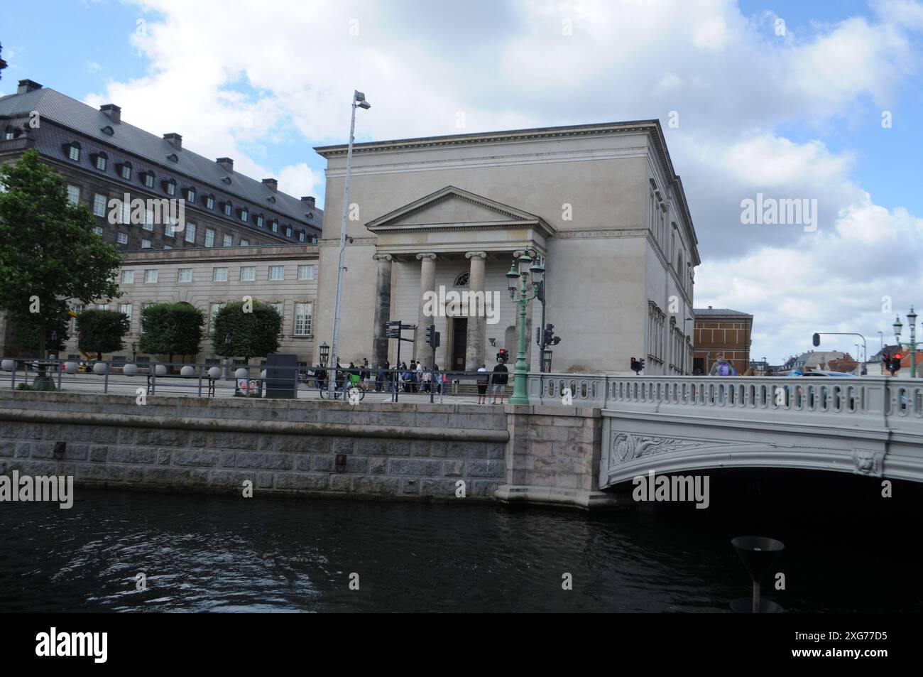 Copenhague/ Danemark/07 juillet 2024/Christiansborg Slotes kirke rattachée à christiansborg castlæe parlement danois christiansborg église du château de Copenhague. (Photo. Francis Joseph Dean/Dean Pictures) (non destiné à un usage commercial) Banque D'Images