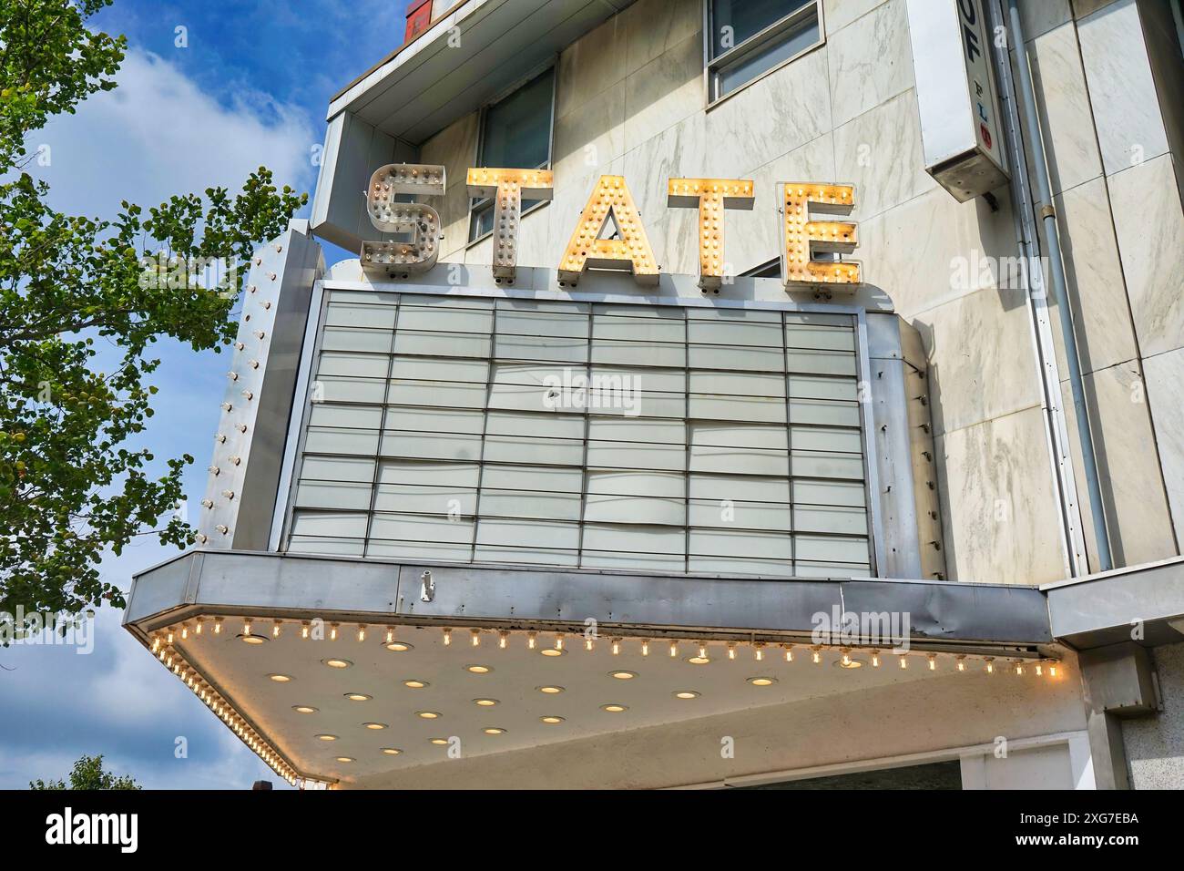 Le State Theater dans le centre-ville de Springfield Ohio 2024 Banque D'Images