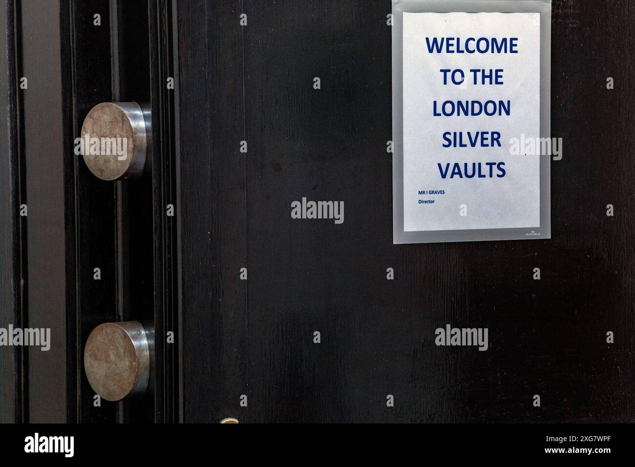 Londres Silver Vaults The Chancery Lane , Londres , Royaume-Uni Banque D'Images