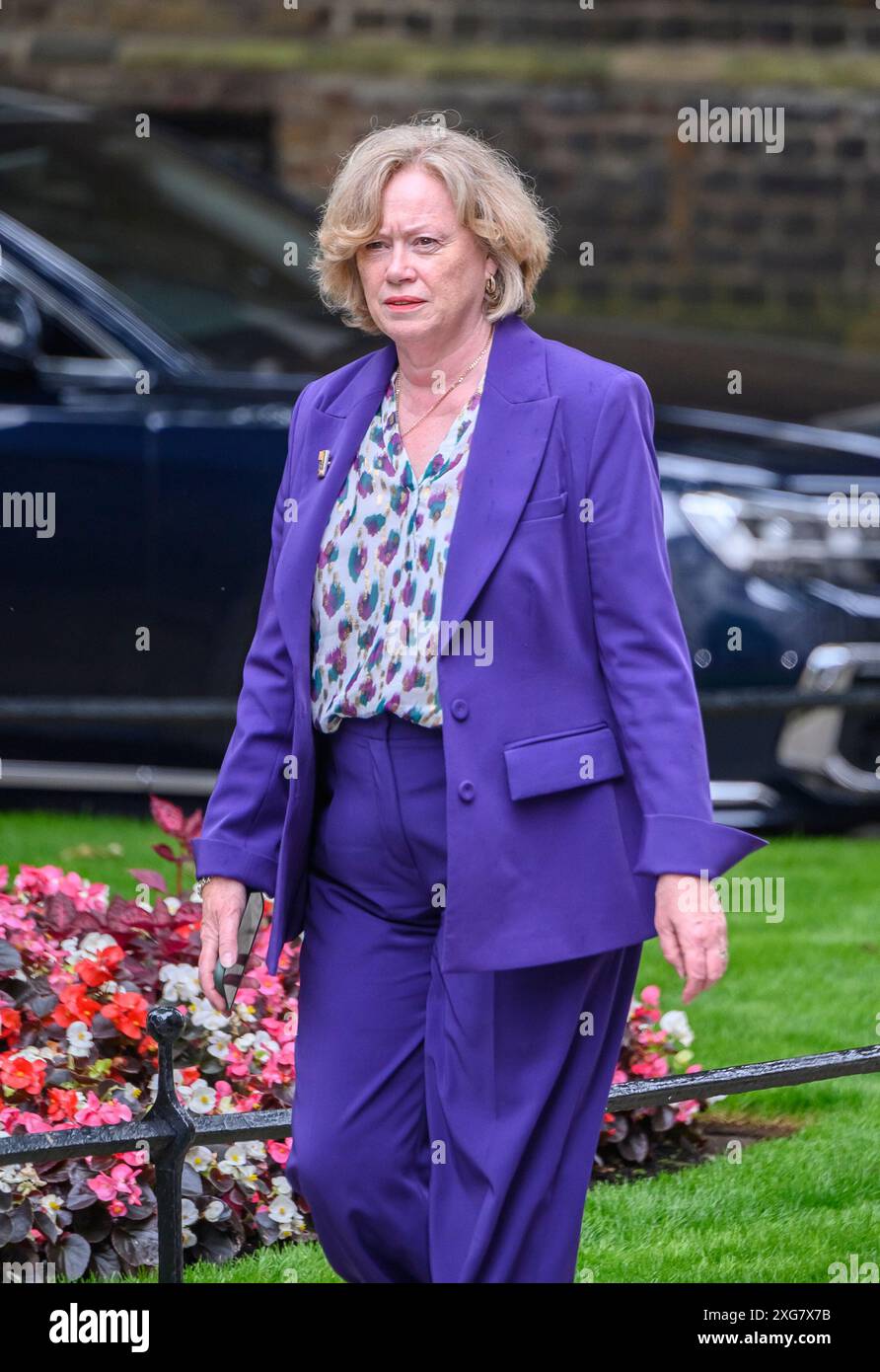 Baronne Angela Smith / Baronne Smith de Basildon - Lord Privy Seal, et leader de la Chambre des lords - dans Downing Street Banque D'Images