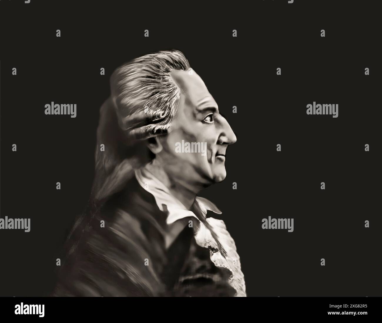 Giacomo Girolamo Casanova, 1725 – 1798, aventurier et auteur italien, édité numériquement Banque D'Images