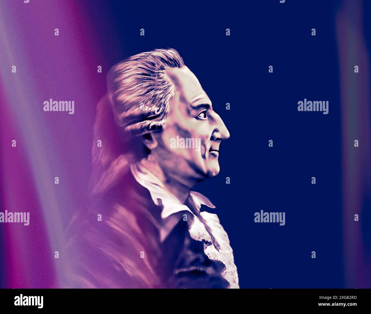 Giacomo Girolamo Casanova, 1725 – 1798, aventurier et auteur italien, édité numériquement Banque D'Images