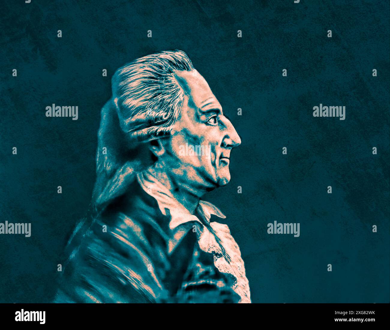 Giacomo Girolamo Casanova, 1725 – 1798, aventurier et auteur italien, édité numériquement Banque D'Images