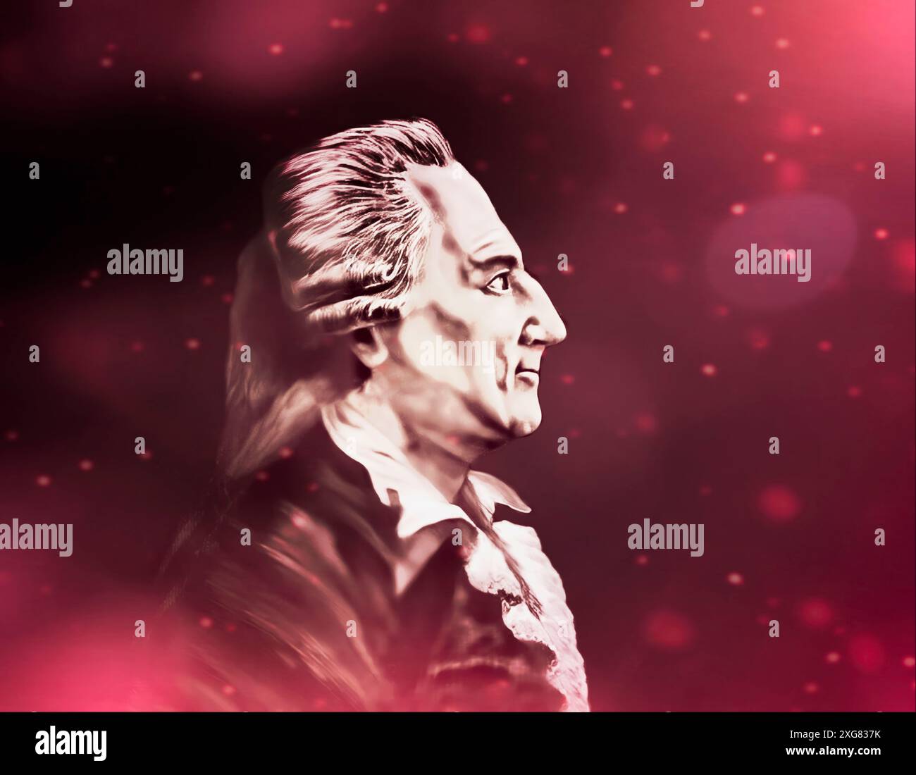 Giacomo Girolamo Casanova, 1725 – 1798, aventurier et auteur italien, édité numériquement Banque D'Images