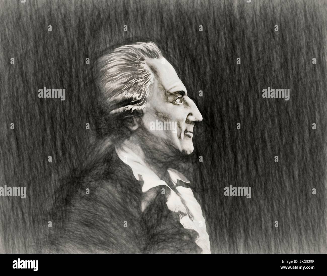 Giacomo Girolamo Casanova, 1725 – 1798, aventurier et auteur italien, édité numériquement Banque D'Images