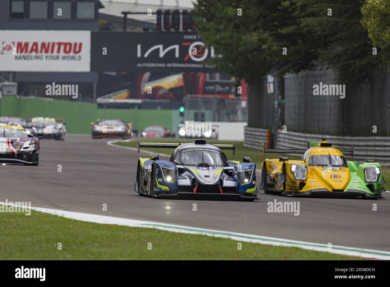 WOLFF Jacques (fra), FOUBERT Jean-Ludovic (fra), DOQUIN Antoine (fra), Racing Spirit of Leman, Ligier JS P320 - Nissan, action pendant les 4 heures d'Imola 2024, 3ème manche de la European le Mans Series 2024 sur l'Autodromo Internazionale Enzo e Dino Ferrari du 5 au 7 juillet 31, 2024 à Imola, Italie Banque D'Images