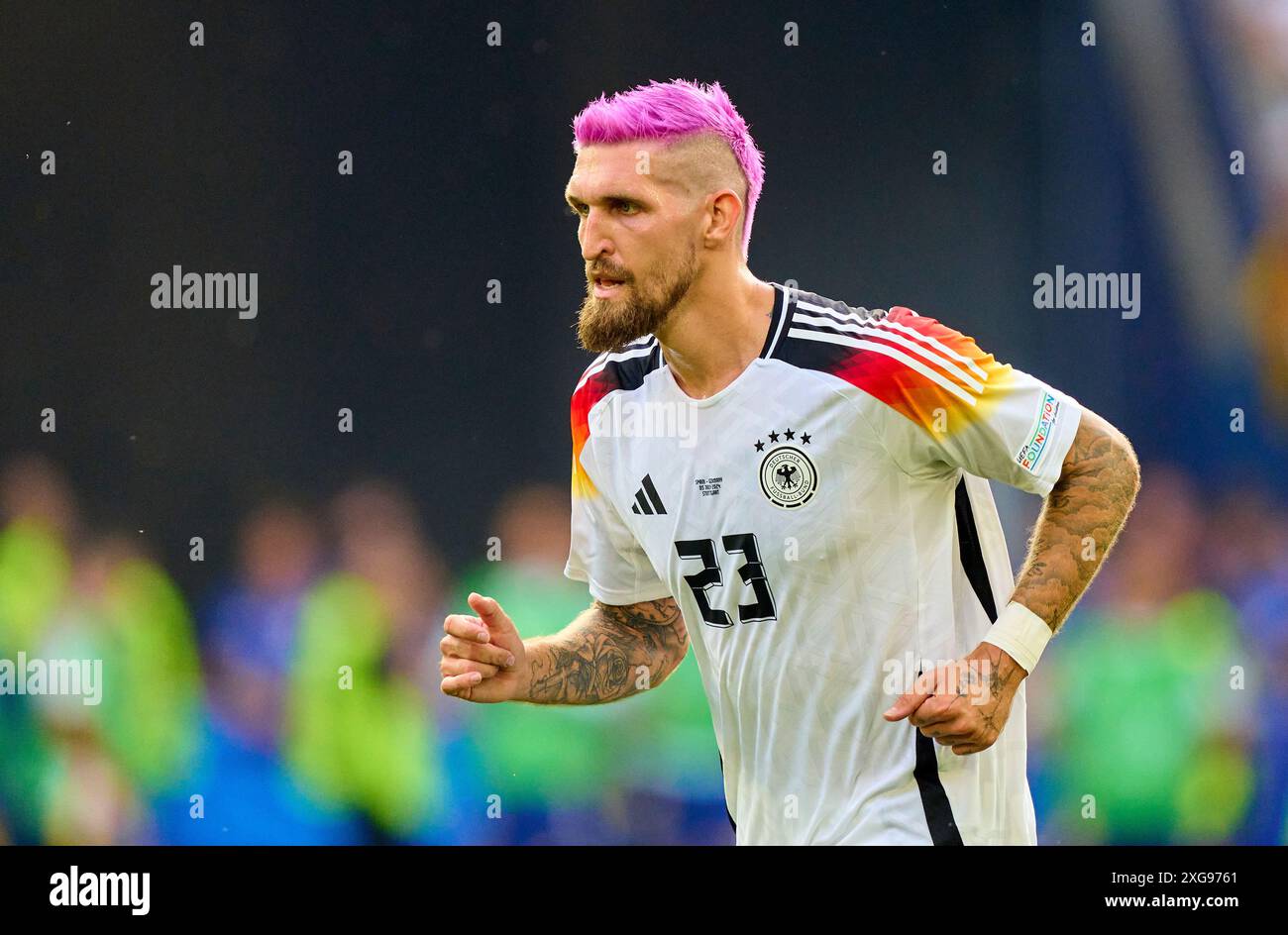 Robert Andrich, DFB 23 dans le match quart de finale ALLEMAGNE - ESPAGNE 1-2 N.V. des Championnats d'Europe de l'UEFA 2024 le 5 juillet 2024 à Stuttgart, Allemagne. Photographe : Peter Schatz Banque D'Images