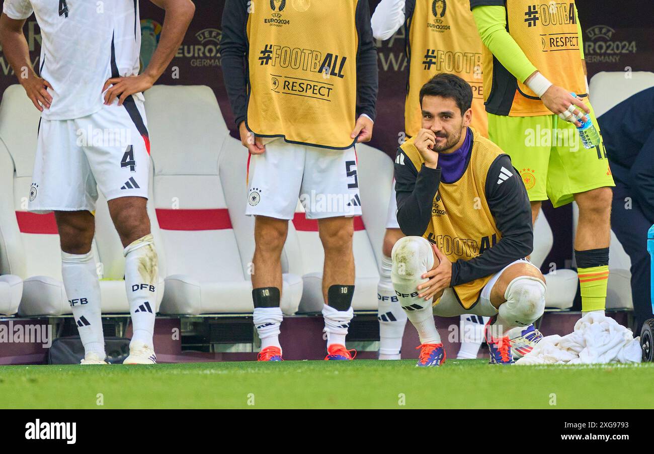 Ilkay Gündogan, DFB 21 dans le match quart de finale ALLEMAGNE - ESPAGNE 1-2 N.V. des Championnats d'Europe de l'UEFA 2024 le 5 juillet 2024 à Stuttgart, Allemagne. Photographe : Peter Schatz Banque D'Images