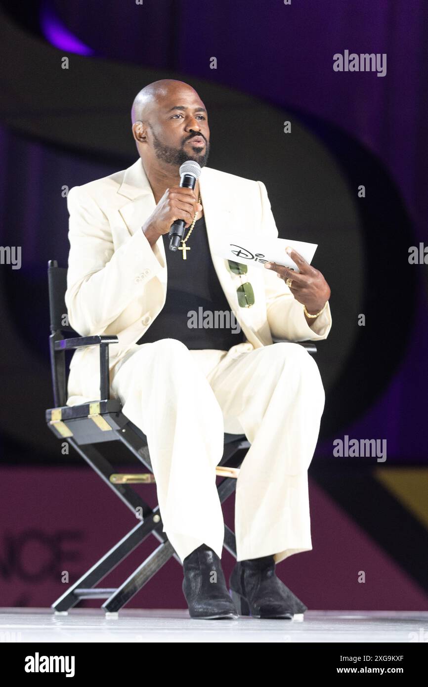 La Nouvelle-Orléans, États-Unis. 07 juillet 2024. Wayne Brady prend la parole au 30e ESSENCE Festival of culture™ présenté par Coca-Cola® au Ernest N. Morial Convention Center à la Nouvelle-Orléans, Louisiane, le 7 juillet 2024. (Photo de Jay Wiggins/Sipa USA) crédit : Sipa USA/Alamy Live News Banque D'Images