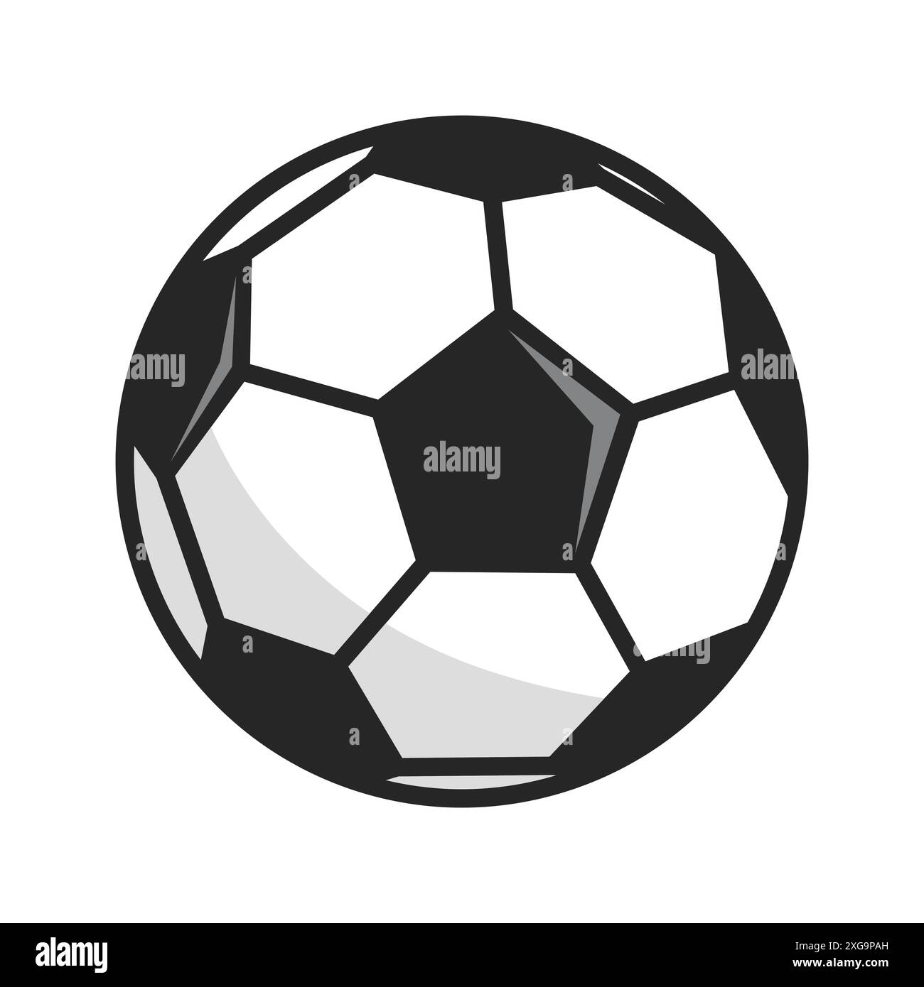 icône de ballon de soccer vecteur design temp[tard en fond blanc Illustration de Vecteur