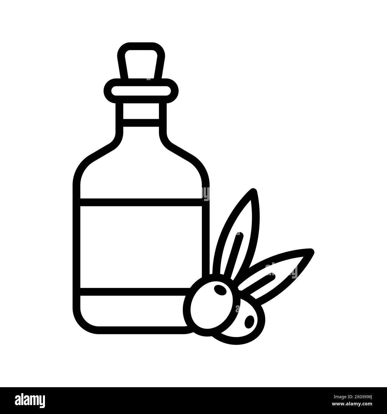 modèle de conception de vecteur d'icône d'huile d'olive en fond blanc Illustration de Vecteur modèle de conception de vecteur d'icône d'huile d'olive en fond blanc Illustration de Vecteur