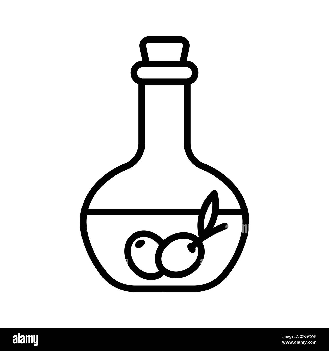modèle de conception de vecteur d'icône d'huile d'olive en fond blanc Illustration de Vecteur modèle de conception de vecteur d'icône d'huile d'olive en fond blanc Illustration de Vecteur