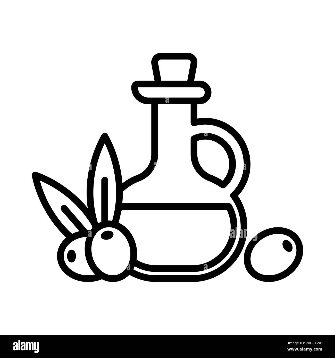 modèle de conception de vecteur d'icône d'huile d'olive en fond blanc Illustration de Vecteur modèle de conception de vecteur d'icône d'huile d'olive en fond blanc Illustration de Vecteur