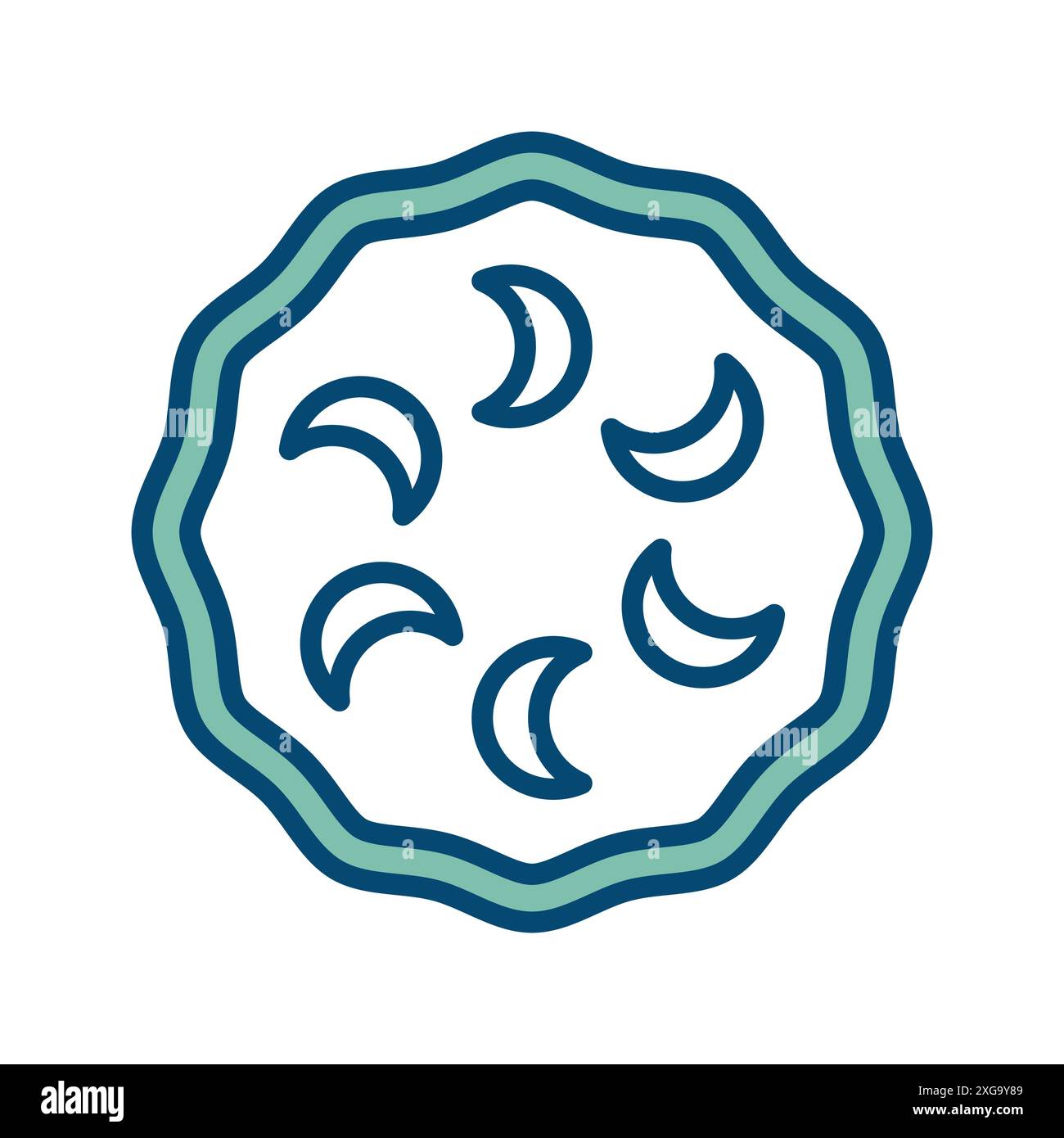 modèle de conception de vecteur d'icône de pie en fond blanc Illustration de Vecteur