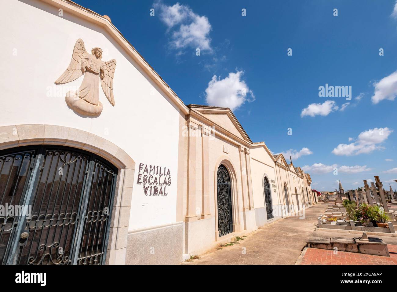 Cimetière de Campos, Majorque, Iles Baléares, Espagne Banque D'Images