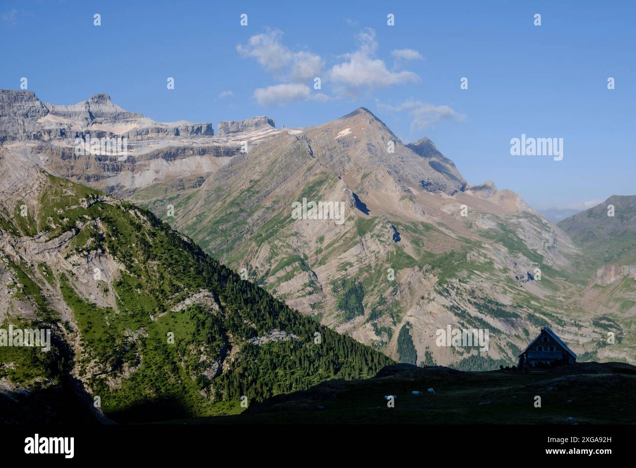 Refuge des Espuguettes, Parc National des Pyrénées, Hautes-Pyrénées, France Banque D'Images