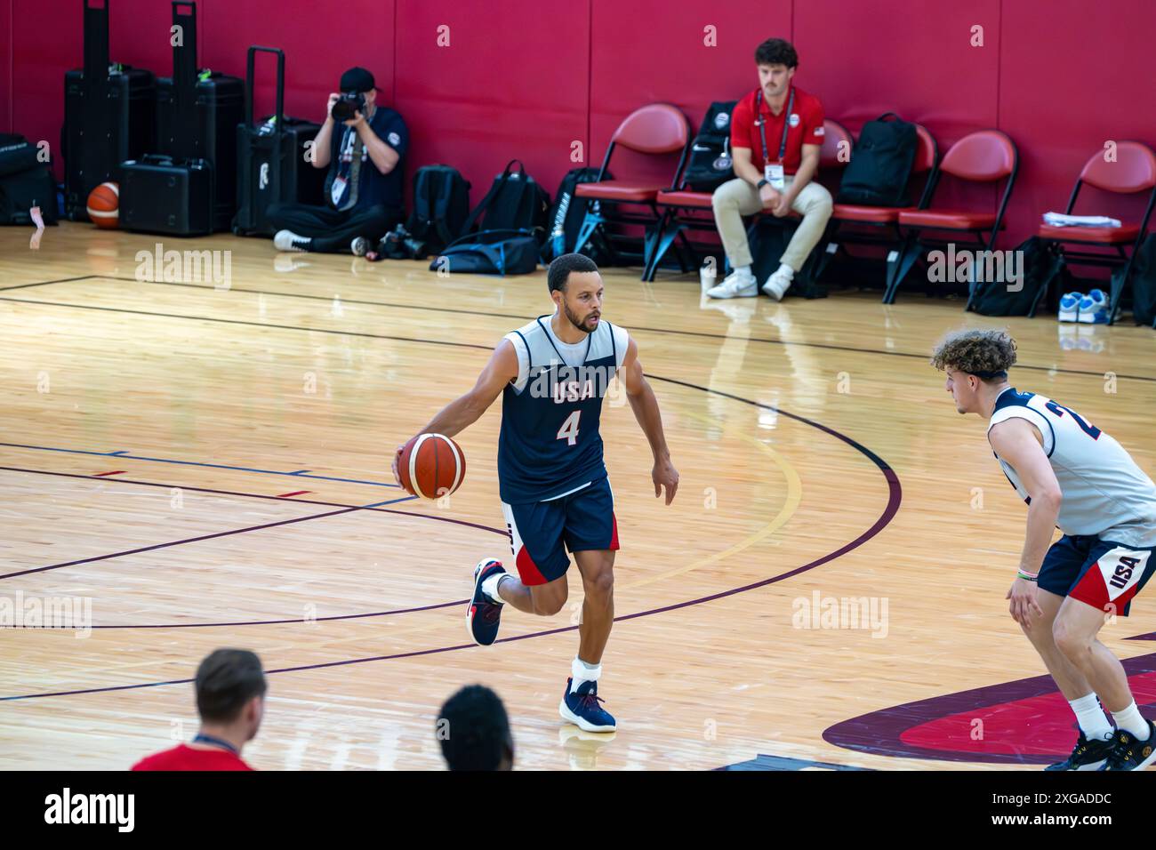 Steph Curry, joueur de la NBA Banque D'Images