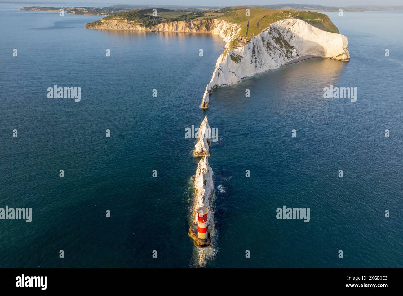Les aiguilles, l'île de Wight Banque D'Images
