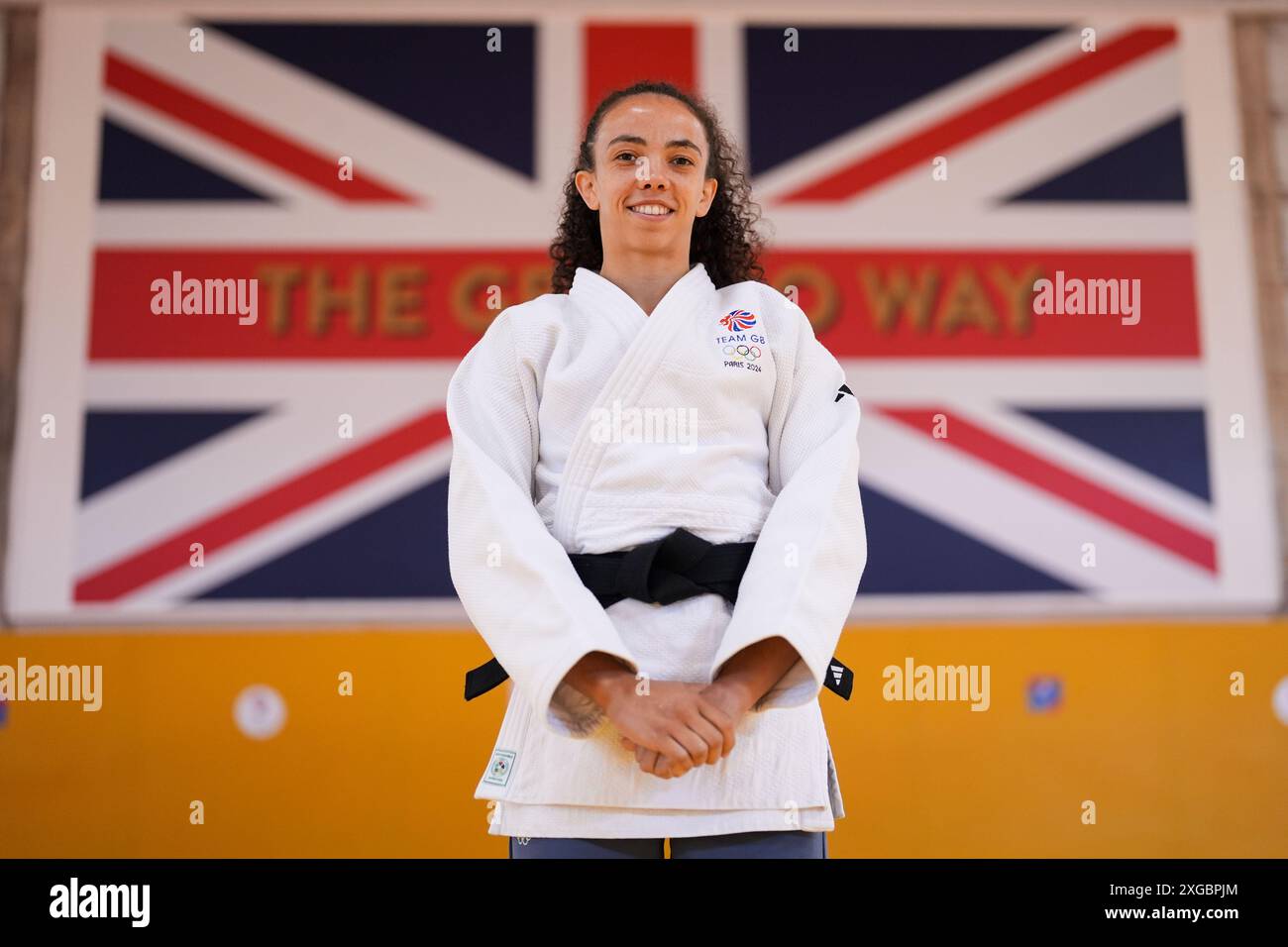 Chelsie Giles à la British Judo Association au campus Walsall de l'Université de Wolverhampton. Date de la photo : lundi 8 juillet 2024. Banque D'Images