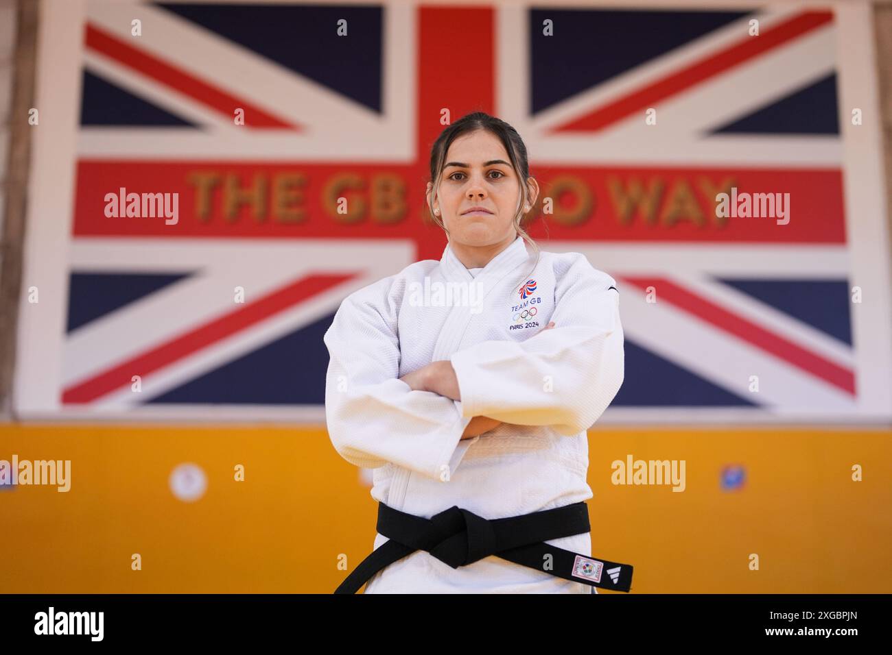 Jemima Yeats Brown à la British Judo Association au campus Walsall de l'Université de Wolverhampton. Date de la photo : lundi 8 juillet 2024. Banque D'Images