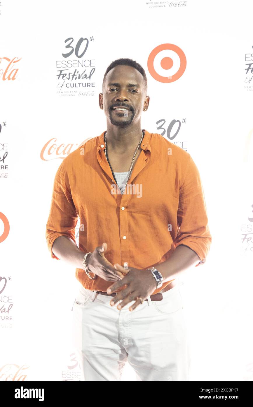 La Nouvelle-Orléans, États-Unis. 07 juillet 2024. Keith Robinson dans la salle de presse du 30e ESSENCE Festival of culture™ présenté par Coca-Cola® au Ernest N. Morial Convention Center à la Nouvelle-Orléans, Louisiane, le 7 juillet 2024. (Photo de Jay Wiggins/Sipa USA) crédit : Sipa USA/Alamy Live News Banque D'Images
