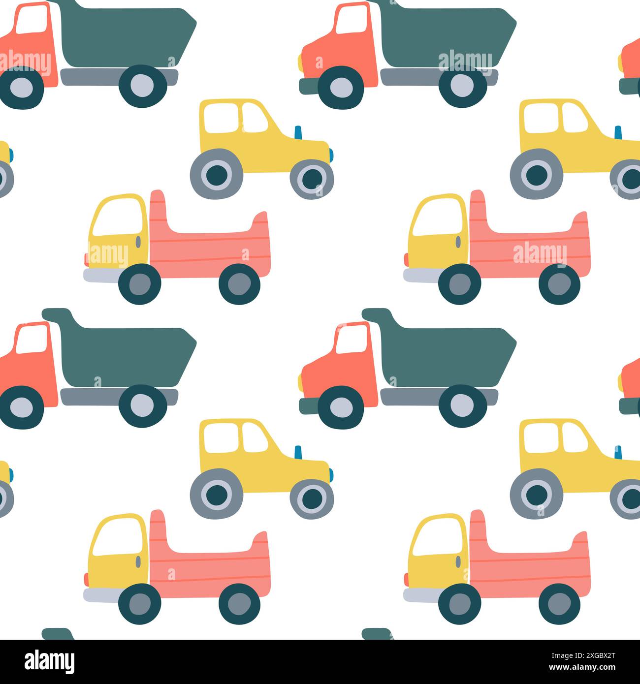 motif sans couture de transport Illustration de Vecteur