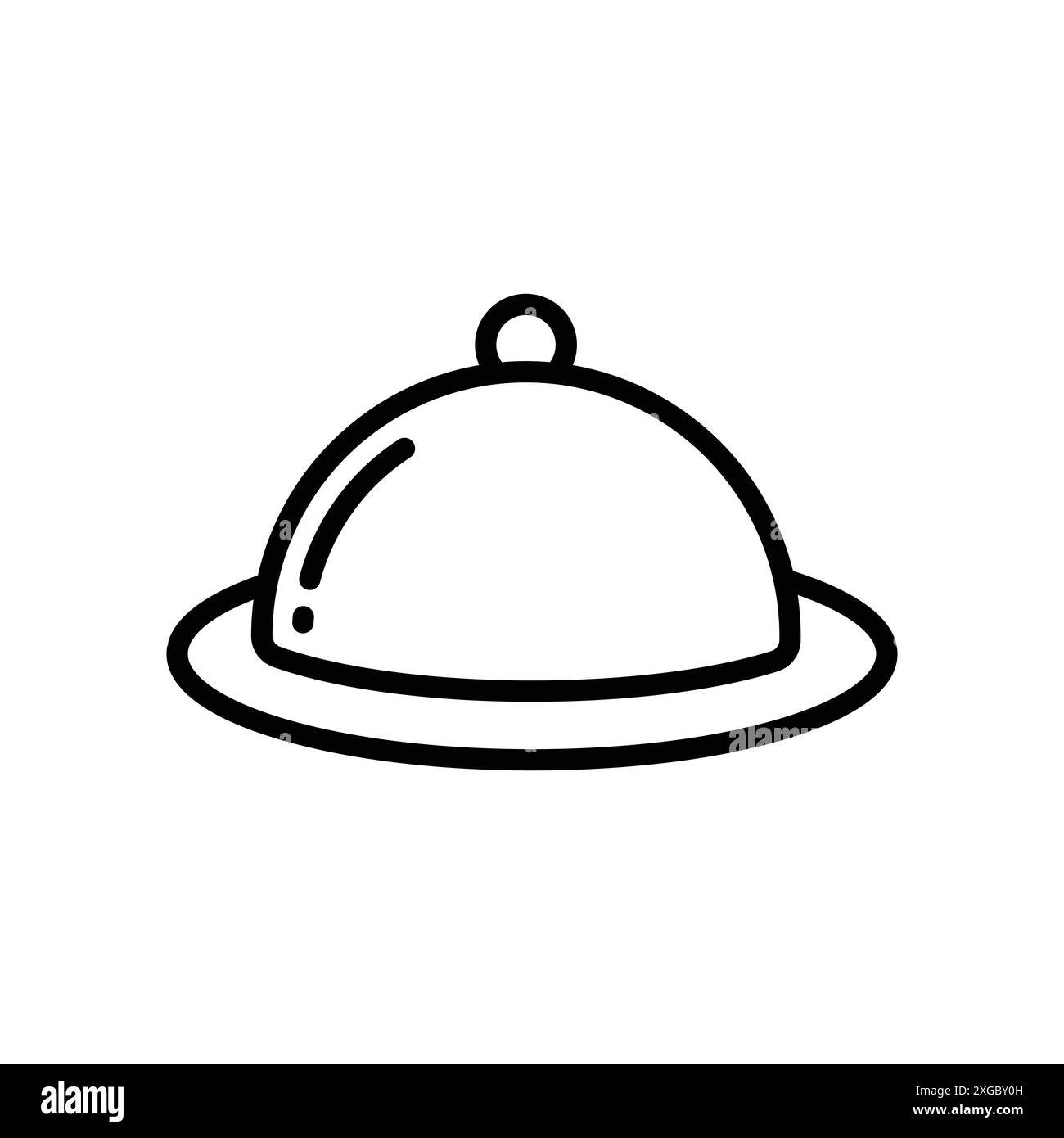 modèle de conception de vecteur d'icône de plateau de nourriture en fond blanc Illustration de Vecteur