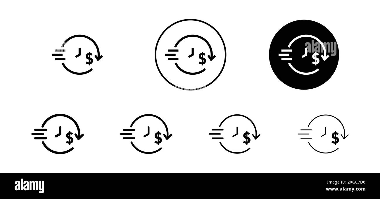 Collection de logos vectoriels d'icônes BNPL pour l'interface utilisateur de l'application Web Illustration de Vecteur