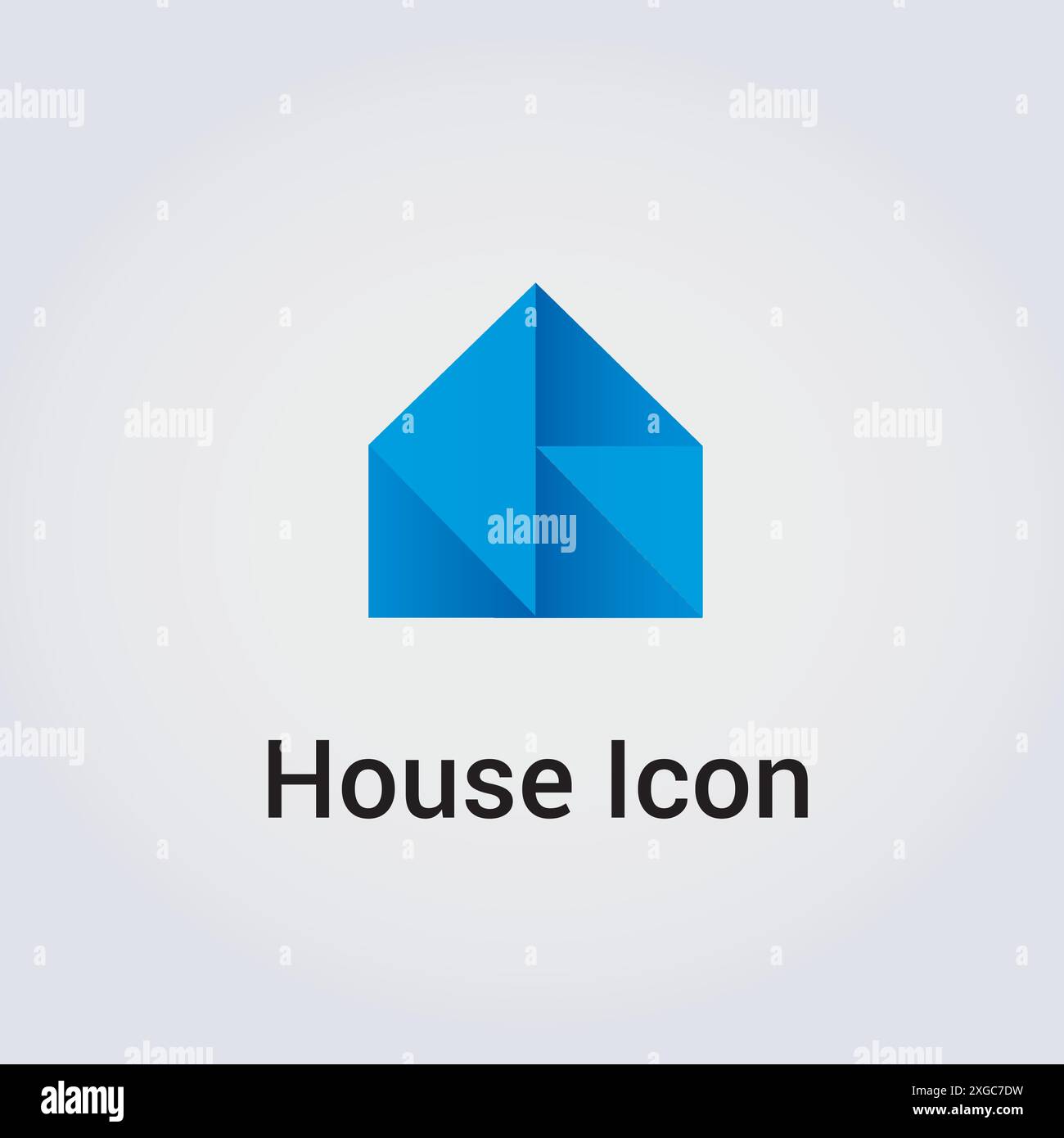 Maison, Home Icon logo - élément graphique - Illustration - dessin à la main de marque d'affaires immobilier Illustration de Vecteur
