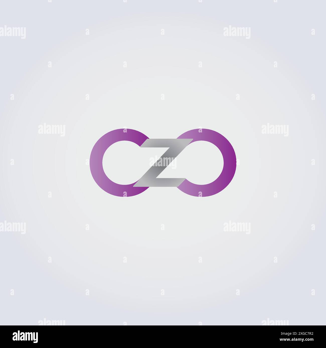 Abstrait icône lettre logo conception forme primaire ligne logo diverses Communications réseau couleurs vecteur Illustration de Vecteur