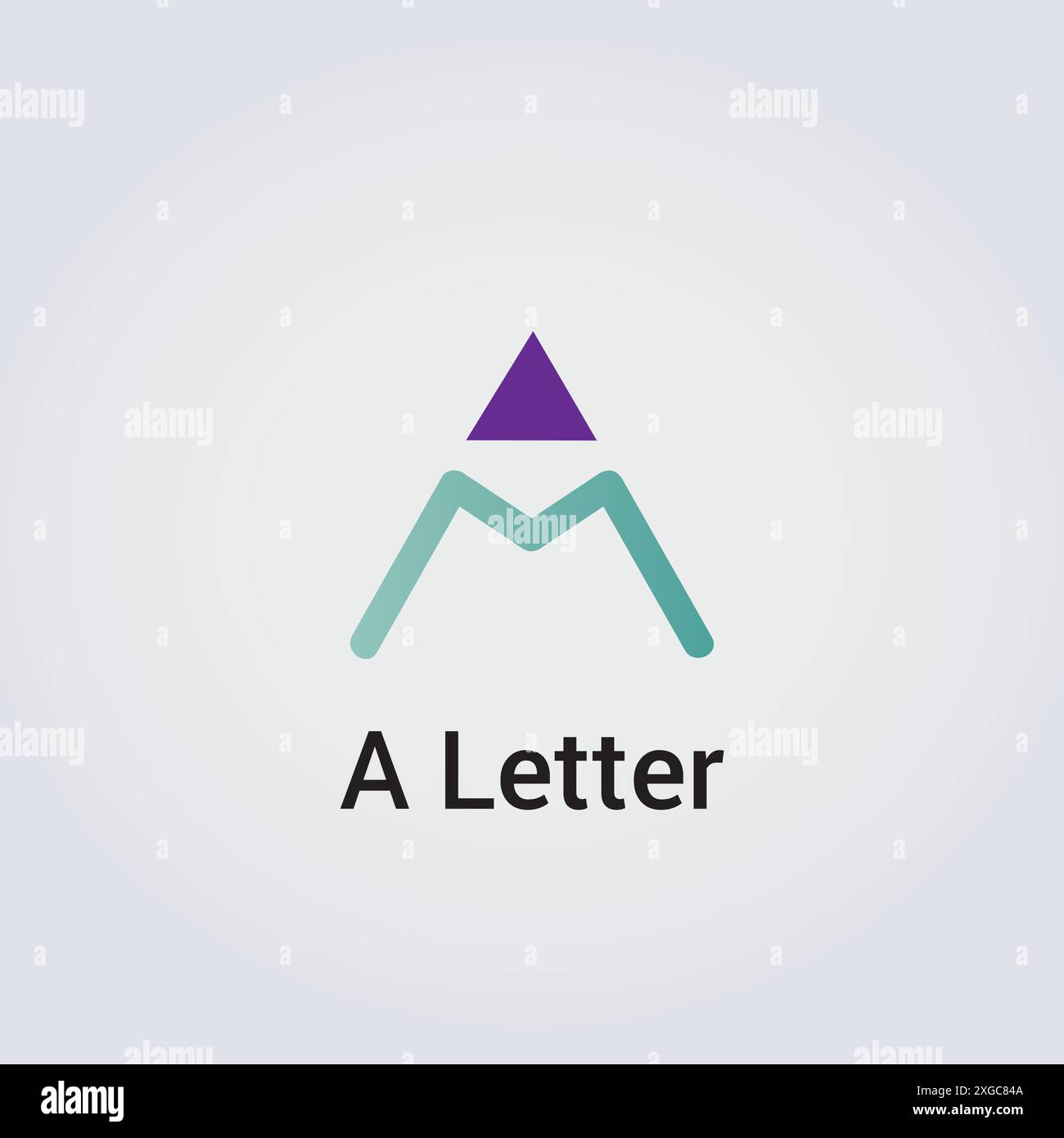 Une lettre icône Design unique logo isolé Design marque identité d'entreprise diverses couleurs modifiables modèle vectoriel monogramme emblème illustration marque Illustration de Vecteur