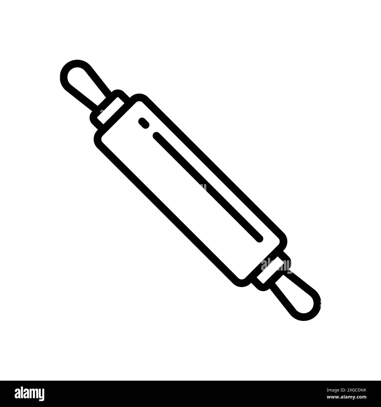 modèle de conception de vecteur d'icône de rouleau à rouler en fond blanc Illustration de Vecteur